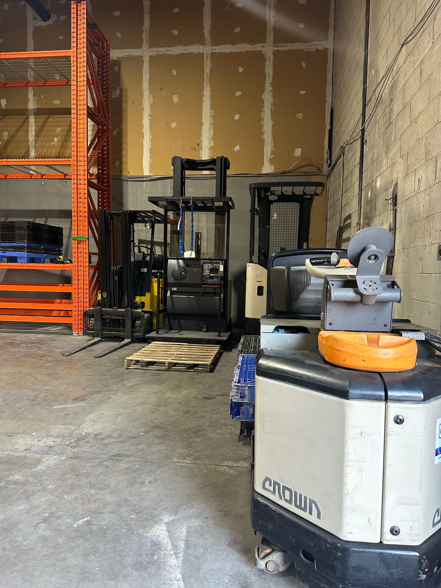 Forklift training area